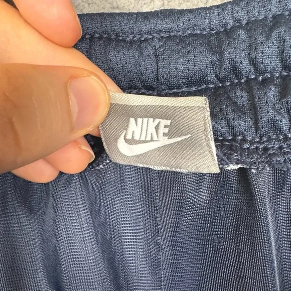 VTG Nike Track Pants Mens L Blue Pull On Lounge Athletic Y2K Basketball Gym - Picture 6 of 15